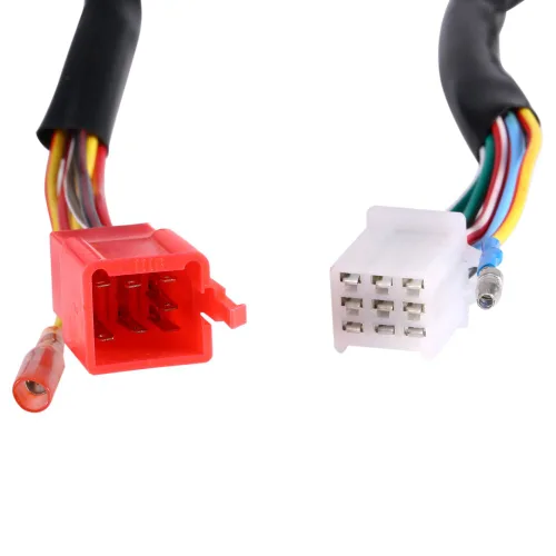 Vista 6 de Interruptor controlador de manillar de motocicleta, 2 interruptores universales de 12 V CC de 7/8 pulgadas, interruptor de control de luz de giro