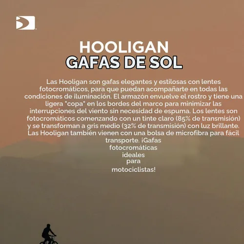 Vista 8 de Bobster Hooligan anteojos de sol fotocromáticos, color negro, talla única