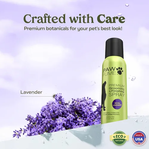 Vista 6 de PAWFUME Premium Grooming Dog Spray (lavanda) + limpiador de oídos para perros