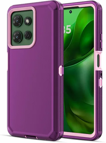 Vista 8 de Jiunai Funda para Moto G Power 2021, 3 piezas, armadura resistente, a prueba de golpes, híbrida de doble capa, protección contra caídas, resistente