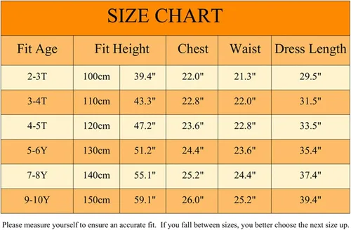Vista 6 de Avady Princess Dress for Girls Halloween Cosplay Costumes Birthday Party Dress Up Clothes Yellow