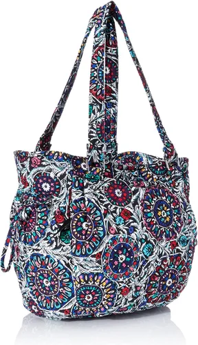 Vista 2 de Vera Bradley Bolso Glenna de algodón para mujer