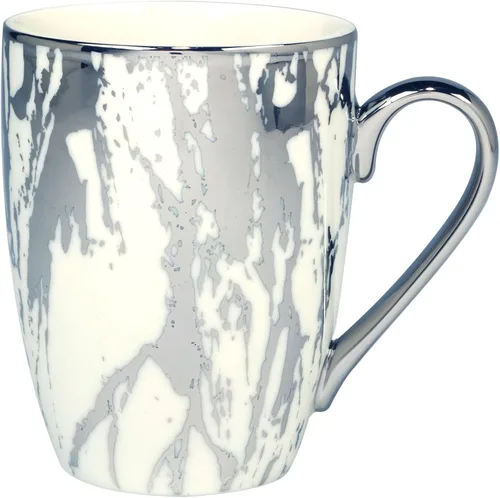 Vista 2 de Certified International Matrix - Tazas cónicas chapadas en plata de 16 onzas, juego de 6 diseños surtidos