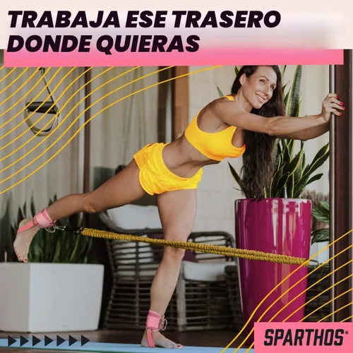 Vista 4 de Sparthos Correas de tobillo Kickback para máquinas de cable Attachment for Leg Workouts & Hip Abduction, Weight Training Exercise, Fitness