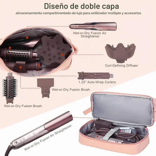Vista 2 de Flexfusion - Funda de transporte compatible con cerámica Shark/Glam Rosa