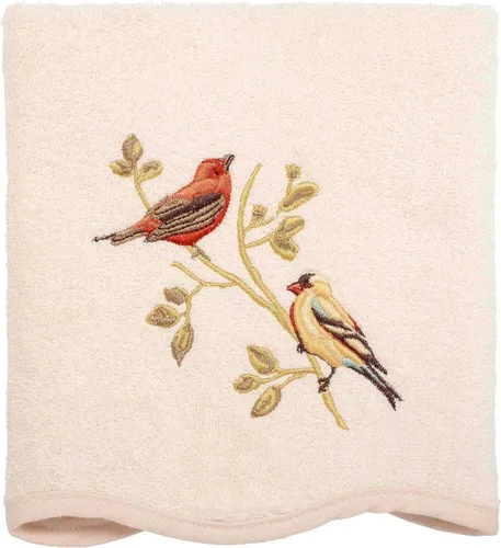 Vista 6 de Avanti Linens, toalla de baño con pájaros dorados