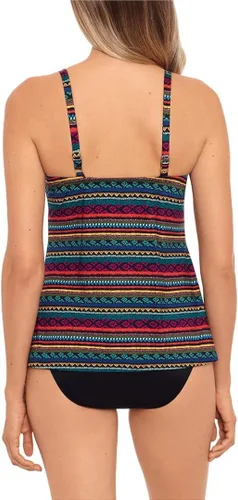 Vista 2 de Miraclesuit Traje de baño para mujer con nudo de amor, escote corazón, brasier con aros, tankini