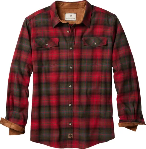 Vista 19 de Legendary Whitetails - Camisa de franela para hombre de manga larga con botones, ajuste relajado