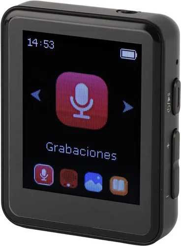 Vista 10 de 1.8 I Touch Sc Reproductor MP3 MP4 con, sonido HiFi, almacenamiento expandible de 28 GB, clip trasero, reproductor de música portátil con 5.0