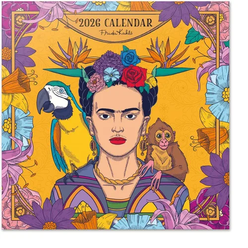 Vista 12 de Calendario de pared de arte 2026, 12 x 12 pulgadas, sin plástico y certificado FSC® – Comienza la semana el domingo Calendario de agenda familiar