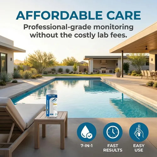Vista 5 de BROMIGUARD Tira de prueba de piscina de 7 vías