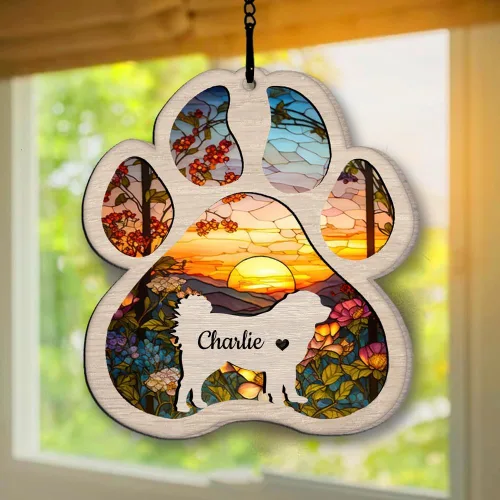 Vista 71 de Regalos conmemorativos personalizados para perros afganos, adorno de perro afgano personalizado, árbol de Navidad, regalo de recuerdo de mascotas