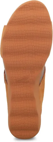 Vista 3 de Dansko Maddy - Sandalias de cuña sin cordones para mujer, cómodos zapatos de cuña con soporte de arco, correas totalmente ajustables con cierre