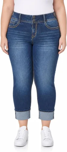 Vista 14 de WallFlower Vaqueros Luscious Curvy de 23.5” de cintura media para mujer, jeans de mezclilla Insta Stretch para juniors Albahaca