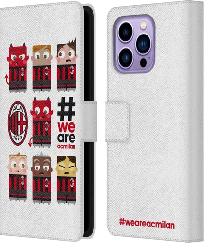 Vista 16 de Head Case Designs Officially Licensed AC Milan Dream Big Children Leather Wallet Case Compatible with Apple iPhone 11