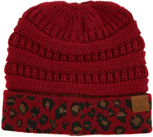 Vista 3 de ScarvesMe Juego de 3 bufandas y guantes de leopardo para mujer