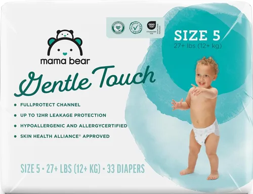 Vista 11 de Marca Amazon - Pañales Mama Bear de toque suave, talla 1, 50