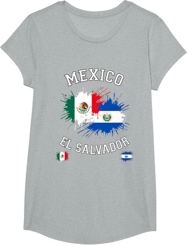 Vista 56 de Camiseta de recuerdo de la bandera vintage de El Salvador de México