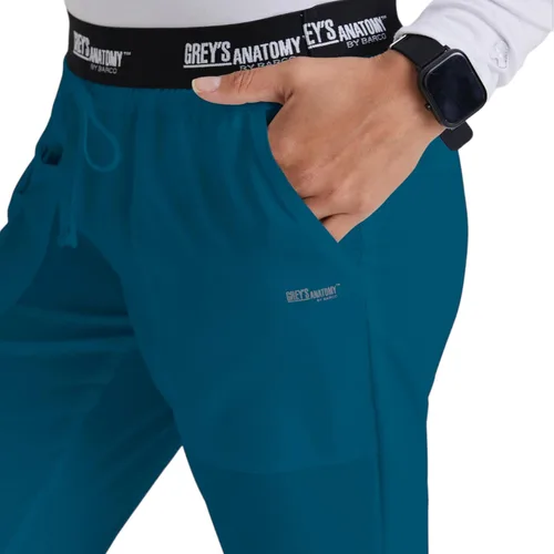 Vista 2 de Grey's Anatomy Classic Aubrey - Pantalones médicos con 3 bolsillos Bahama