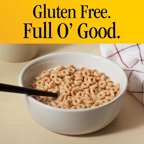 Vista 4 de Cheerios, cereales para el desayuno sin gluten saludables para el corazón, 8.9 onzas