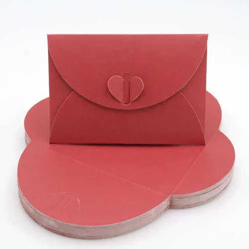 Vista 8 de 32 piezas de sobres mini con cierre de corazón, sobres pequeños y bonitos en negro, lindos porta tarjetas de regalo para cartas de amor y notas