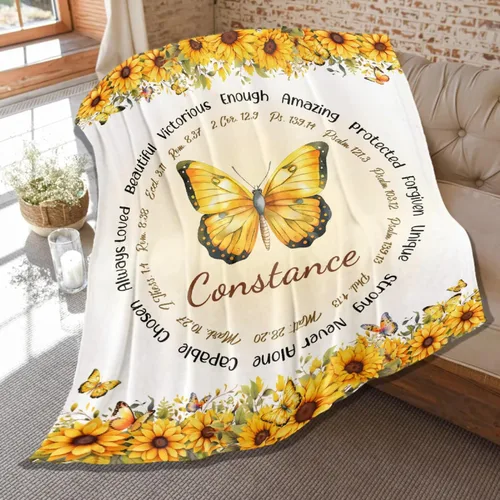 Vista 15 de Mantas de versículo bíblico de franela de felpa suave para niños, manta ligera para aire acondicionado para niños, decoración de sofá, habitación