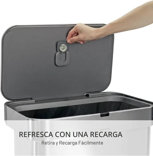 Vista 5 de simplehuman Paquete de Recambio de Cápsulas Odorsorb – Eliminador de Olores para Botes de Basura Natural a Base de Plantas, Sin Fragancia, Recambios