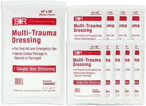 Vista 8 de Ever Ready First Aid Apósito multitrauma 10"x30" 1 unidad