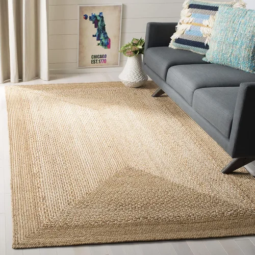 Vista 8 de SAFAVIEH Natural Fiber Collection - Alfombra decorativa de 2 x 3 pies, natural y marfil, hecha a mano, estilo bohemio, costero y rústico, ideal