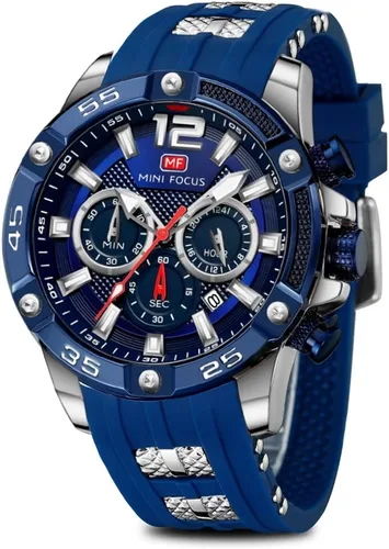 Vista 37 de AIMES Watch for Men Sport Military Waterproof Chronograph Mens Watches Analog Quartz Big Face Classic Stylish Fashion Casual Designer Business Work