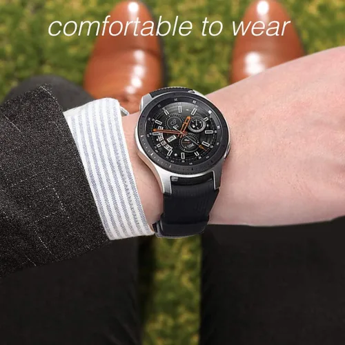 Vista 6 de HSWAI Compatible con Samsung Galaxy Watch de 1.81 pulgadas, Gear S3 Frontier, bandas de reloj clásicasGalaxy Watch 3 bandas de 1.772 pulgadas, 0.872