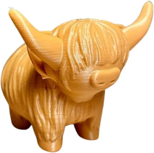 Vista 11 de Sands3D - Figura de vaca de las tierras altas, decoración, regalo de montañés, regalos de baño impresos, guardería, cosas de bebé, decoraciones