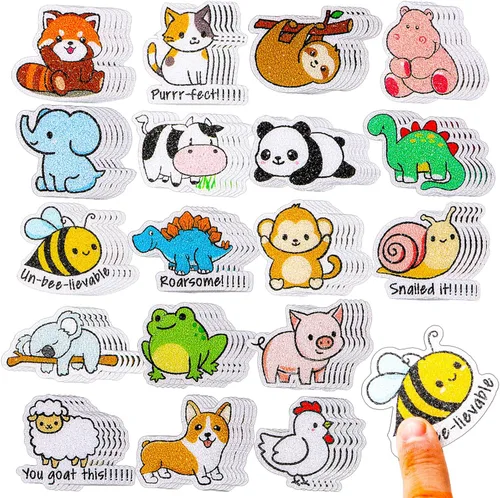 Vista 11 de 36 PCS Calcomanías Sensoriales Calm Strips, 2 Texturas Artículos de Alivio de Ansiedad Calcomanías de Salud Mental Regalos de Alivio de Estrés