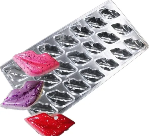 Vista 20 de LoBake Multi Designs - Palitos de media bola, cubo especial TAI JI Trigon, molde de policarbonato para chocolate, moldes para cubitos de hielo 0302