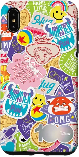Vista 11 de Funda para iPhone 16 Disney 100 Pixar Happy Faces and Happy Stickers D100