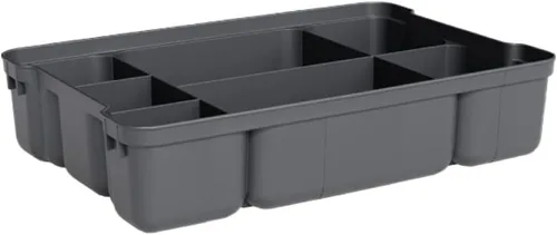 Vista 23 de Superio Pequeñas cajas de almacenamiento planas transparentes con tapas, contenedores de plástico de 4.5 cuartos de galón para organizar, cajas