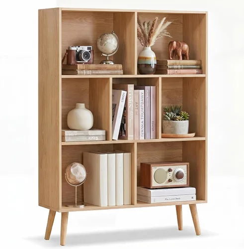 Vista 17 de YAHARBO Estantería de 2 cubos, soporte para tocadiscos negro con almacenamiento de vinilo de hasta 100 álbumes, estante horizontal para libros