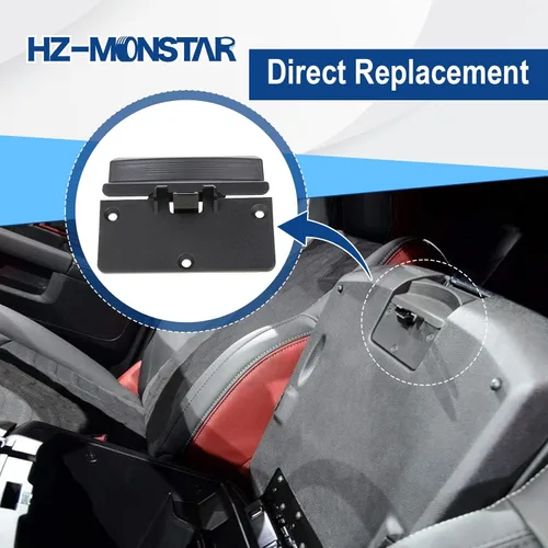 Vista 5 de Pestillo de tapa inferior de la consola del reposabrazos interior compatible con Dodge Ram 1500 Classic 2013-2018, Ram 2500 2013-2017, Ram 3500