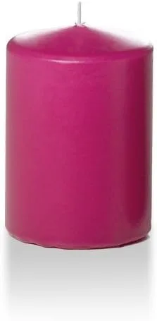 Vista 77 de yummi Caja de 12 velas redondas blancas de 3" x 4