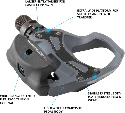 Vista 2 de Shimano PD-R550 SPD-SL pedales de bicicleta
