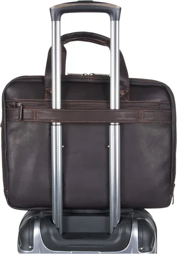 Vista 6 de Kenneth Cole Reaction Out of The Bag - Funda para computadora con doble refuerzo expandible de 5 a 6 12 pulgadas