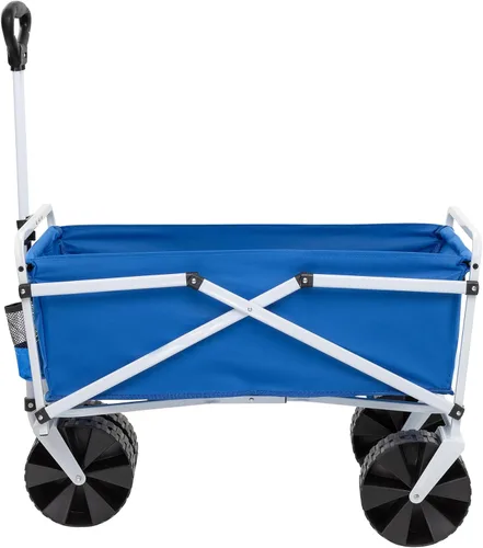 Vista 2 de MACSPORTS Ligero plegable plegable al aire libre todo terreno Beach Wagon - Azul