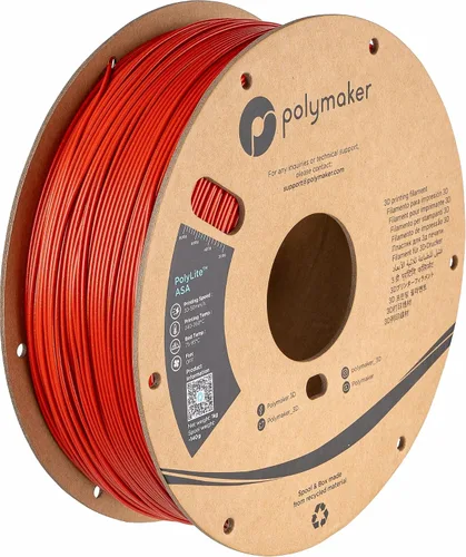 Vista 9 de Polymaker Filamento ASA de 0.07 in, negro, 2.2 lbs, resistente a los rayos 4.370 – 0.07 in negro (código hexagonal: #17161a)
