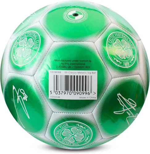 Vista 4 de Hy-Pro Balón de fútbol clásico con licencia oficial, metálico, talla 5, entrenamiento, partido, mercancía, coleccionable para niños y adultos
