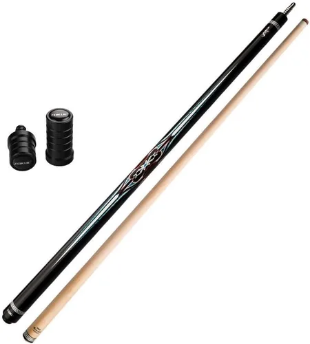 Vista 9 de Eje de arce Carom Cue Stick de 56 pulgadas y 18oz Rojo