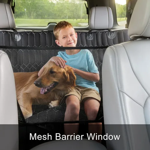 Vista 7 de Magnelex Parasol para parabrisas de automóvil (mediano) y funda de asiento de coche para perro (grande)