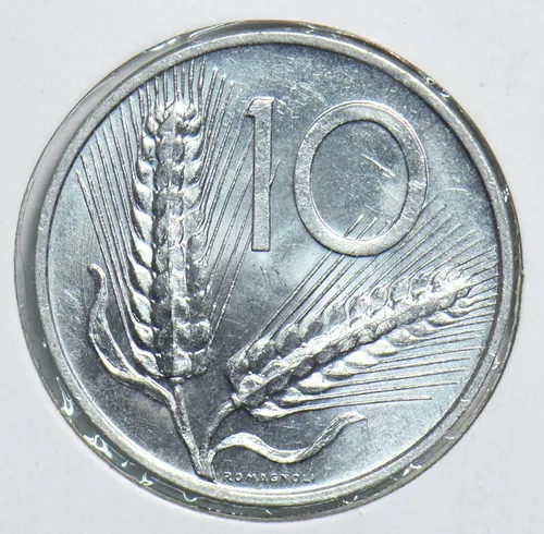 Vista 2 de Moneda Coleccionable Italia 1951 10 Lire 198138