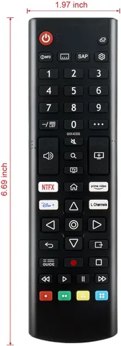 Vista 3 de Remoto reemplazado para LG 4K Smart UHD TV 43UP7000PUA 50UP7000PUA 55UP7000PUA 65UP7000PUA 43UP7560AUD 50UP7100ZUF 50UP7560AUD 55UP7100ZUF