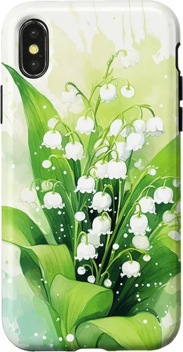 Vista 5 de Funda de salpicaduras de tinta de acuarela colorida para iPhone 11