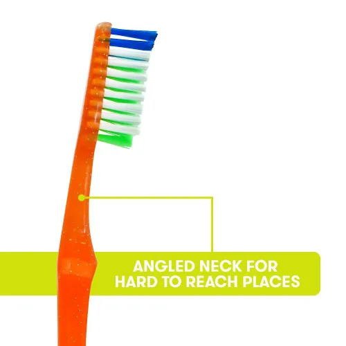 Vista 6 de Reach Crystal Clean - Cepillo de dientes con cerdas suaves, 1 unidad, (paquete de 6)